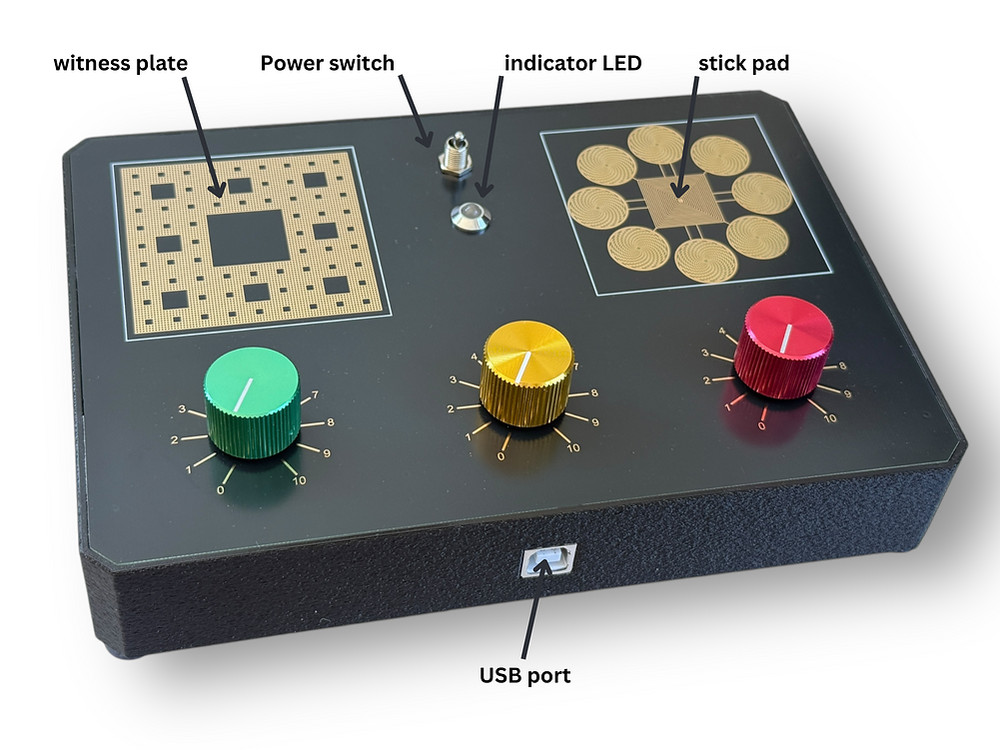Aplicum 3 dial radionic machine, Scalar Wave device