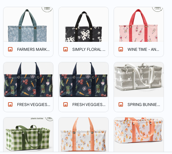 THIRTY-ONE TINY UTILITY TOTE (new) PICK YOUR FAVORITE