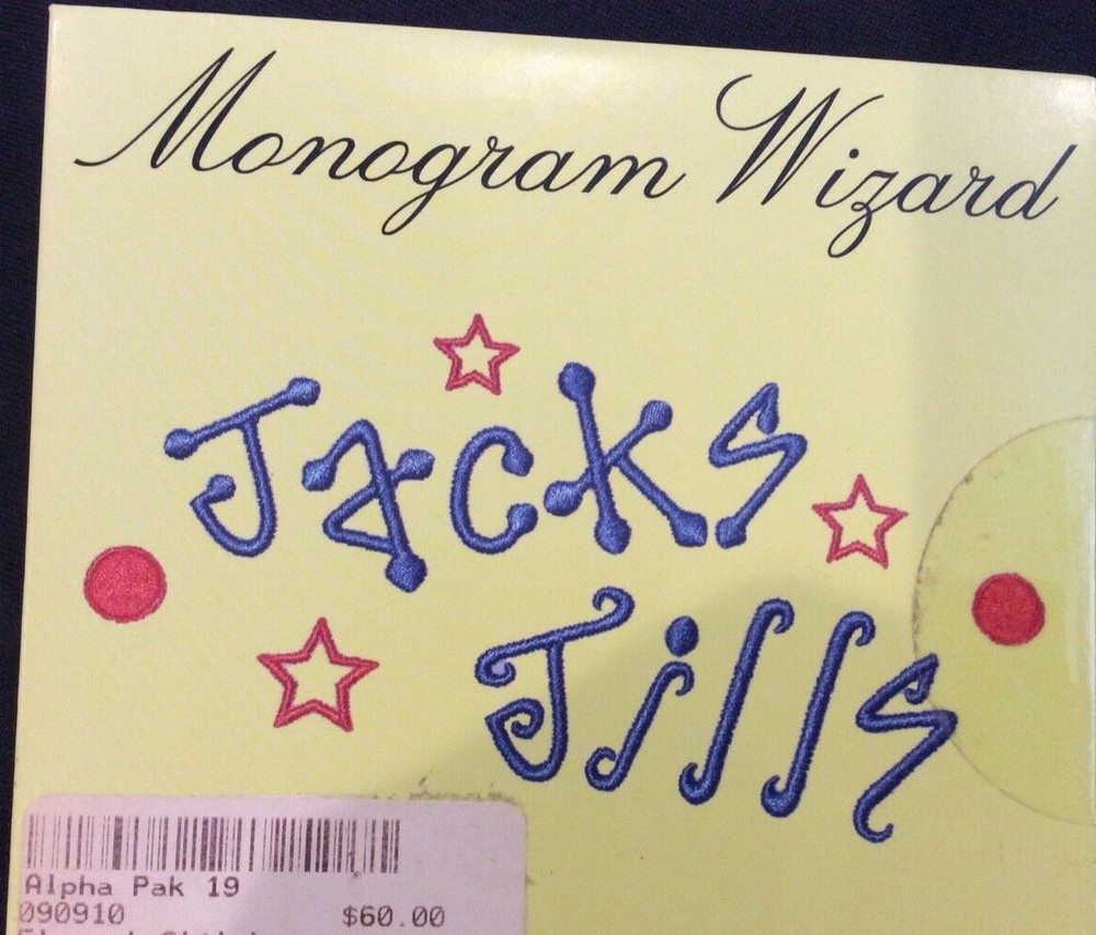 MONOGRAM WIZARD ALPHA PAK 019
