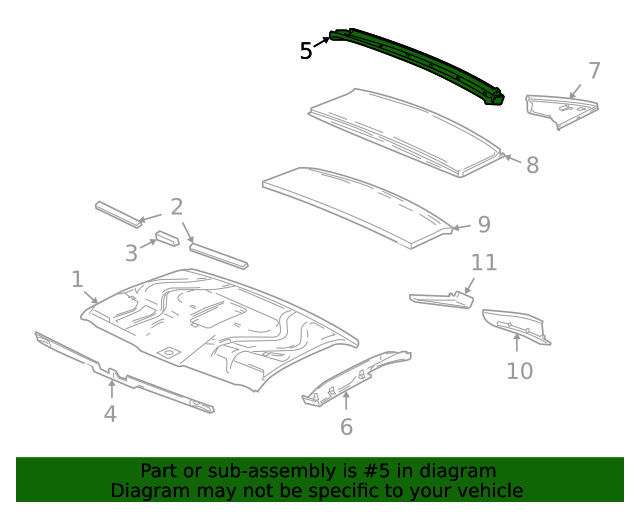 Genuine GM Rear Panel 88956980