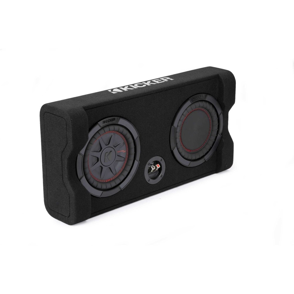 Kicker Comp RT 8" Sub + Amp + Wire Kit Enclosure Package