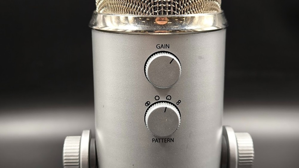 Blue Yeti Microphone Used Working Silver