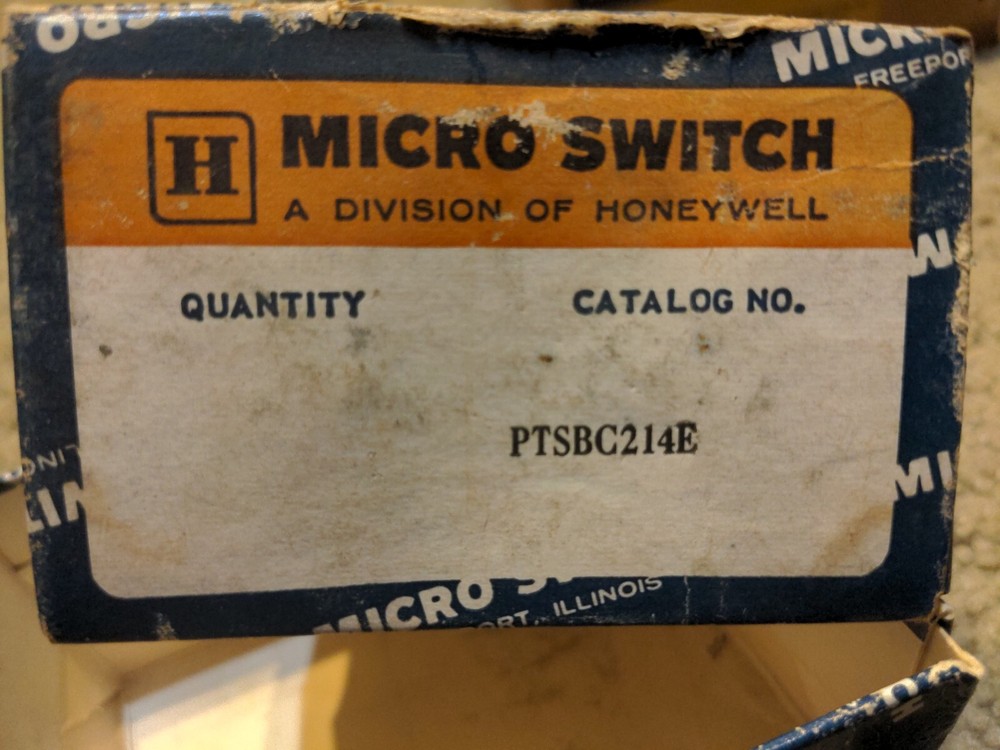 New Honeywell PTSBC214E Micro Switch Kit PTSBC201 PTCE Red