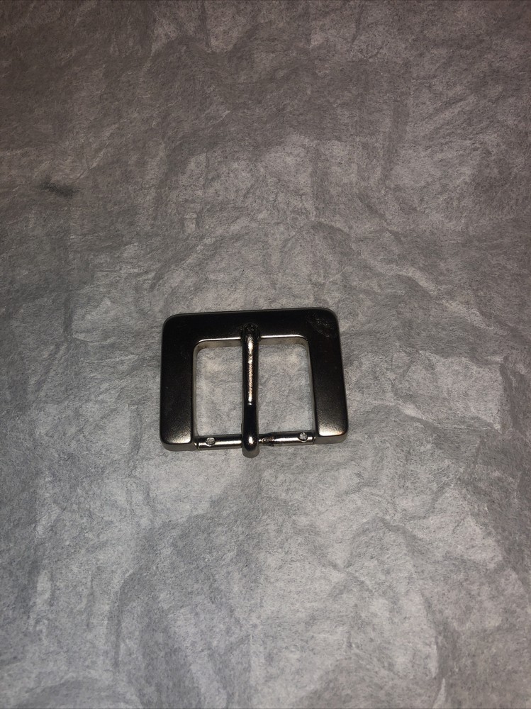 20 1” Rectangular Silver Heel Bar Buckles