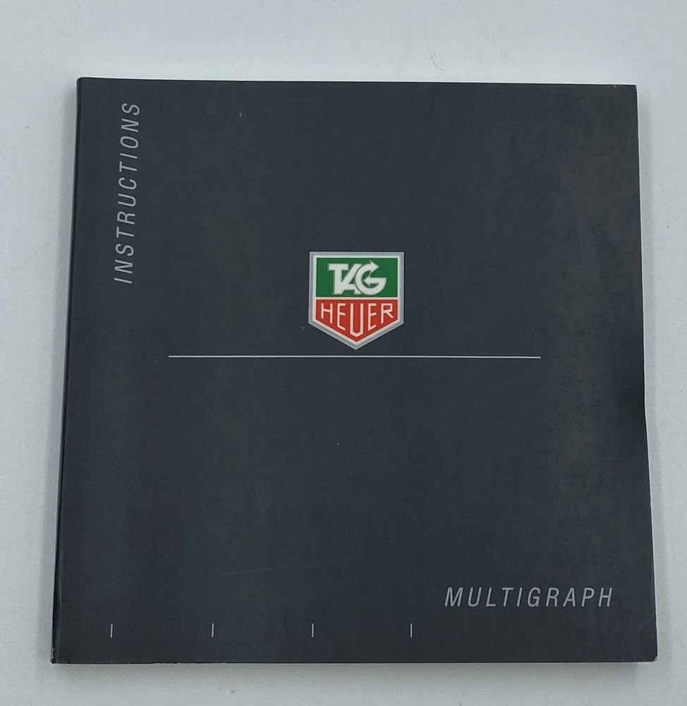 TAG Heuer Multigraph Instruction Manual