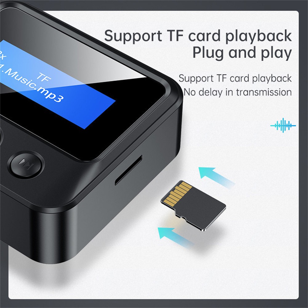 Digital USB Bluetooth Receiver Transmitter 3.5mm AUX to RCA HiFi Audio Adapter