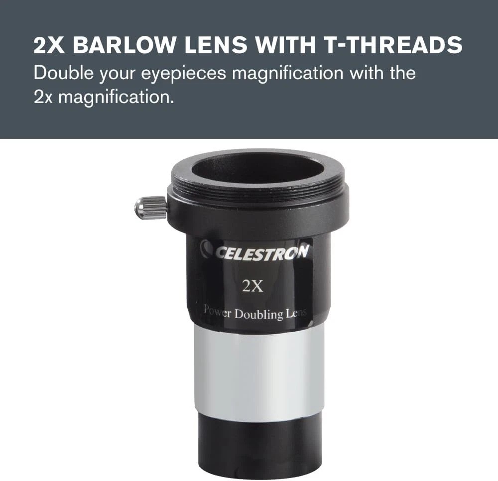 AstroMaster 8-Piece Eyepiece & Filter Accessory Kit - Includes Two 1.25” Eyep...
