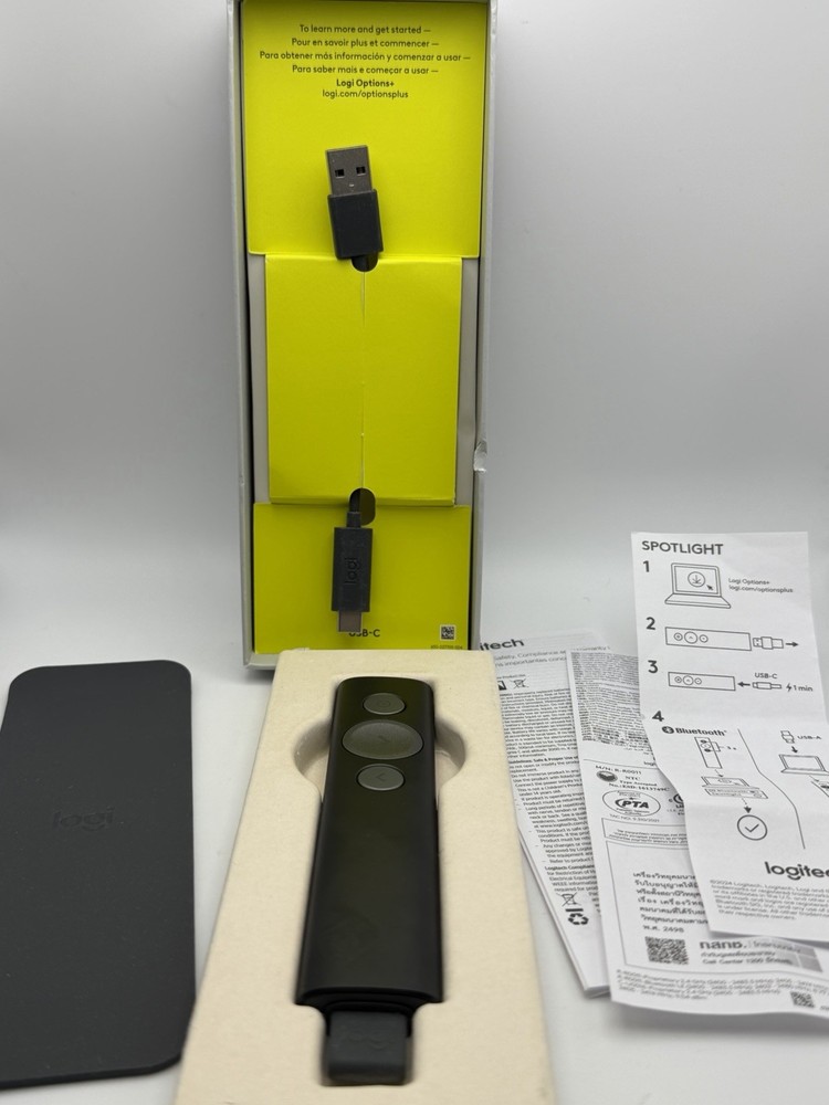 Logitech Spotlight Presentation Remote - Universal Wireless Presentation Clicker