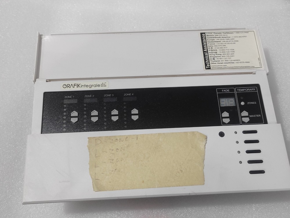 LUTRON GRAFIKintegrale  GXI-3104-CE  4 ZONE LIGHTING SCENE CONTROLLER   230V AC