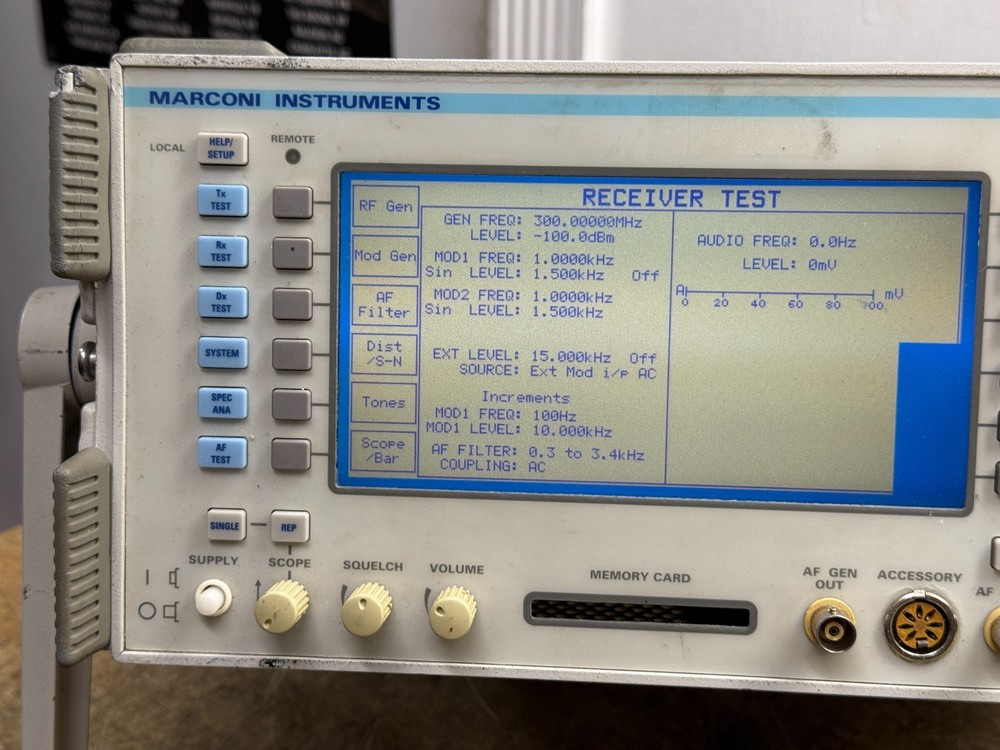Marconi 2947 Instruments Communications Service Monitor Spectrum Analyzer