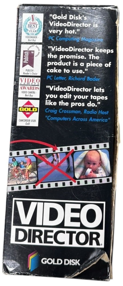 Video Director Software - 3.5 Floppy Disc Install - Req: Windows 3.1+ Vintage!
