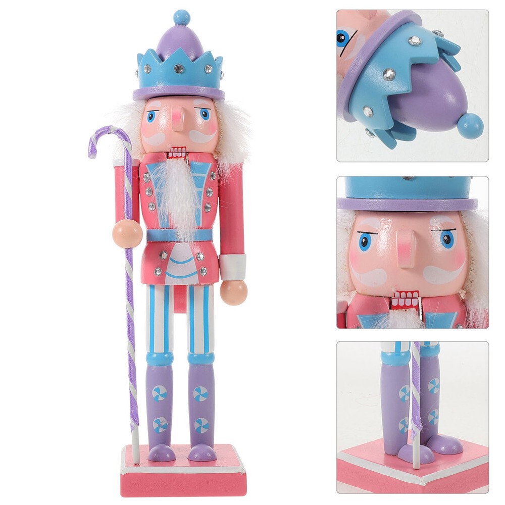1PC Xmas Nutcrackers Christmas Decor Nutcrackers Ornament Nutcracker Figure