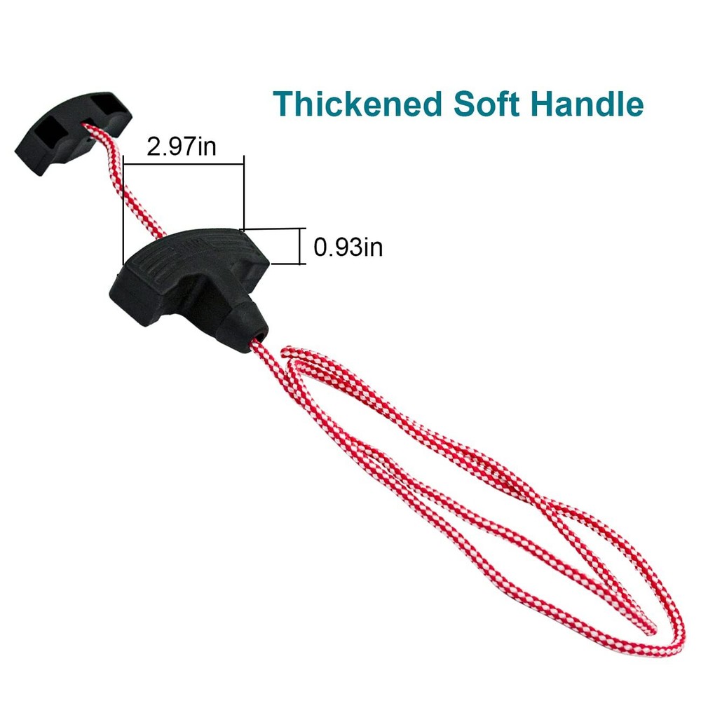 Garage Emergency Release Pull Rope Cord Handle Kit 41A2828 Red Emergency Pull...