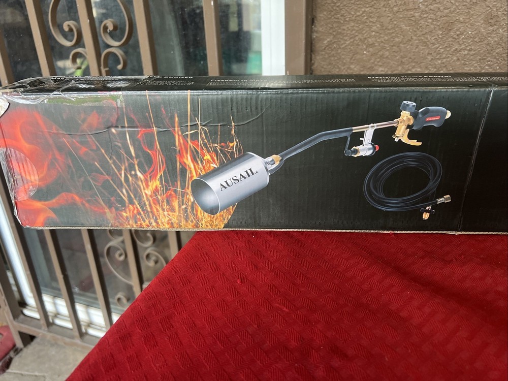 Powerful 800,000 BTU Propane Torch with Turbo Igniter - Multi-Purpose Burner