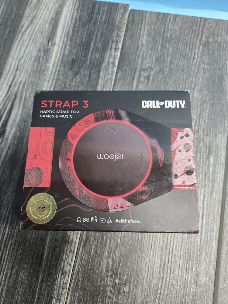 Woojer Haptic Strap 3 Call of Duty COD Limited Numbered Collector's Edition Red