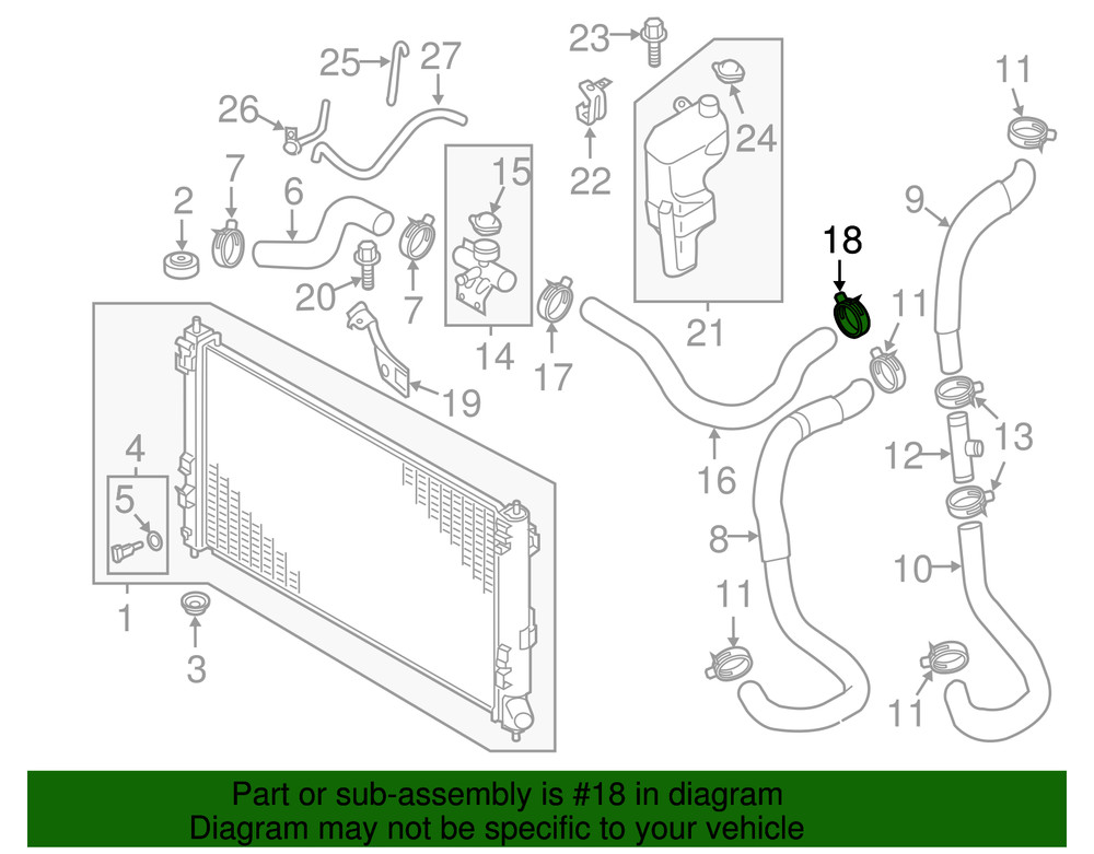 Genuine Mitsubishi Clamp MR993229