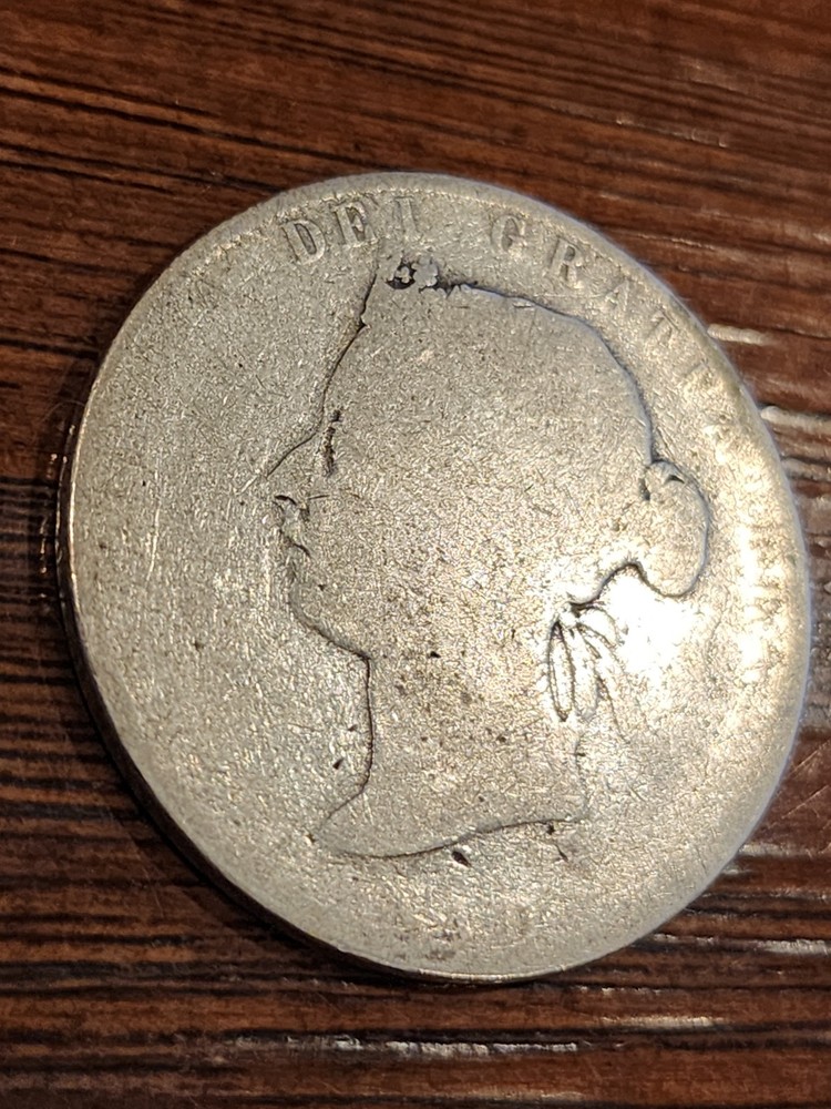 1881H Canada 50 Cents Silver Coin