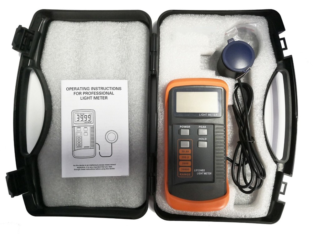 UV Radiometer UVB Intensity Detector LED UV Light Source Meter with LCD Display