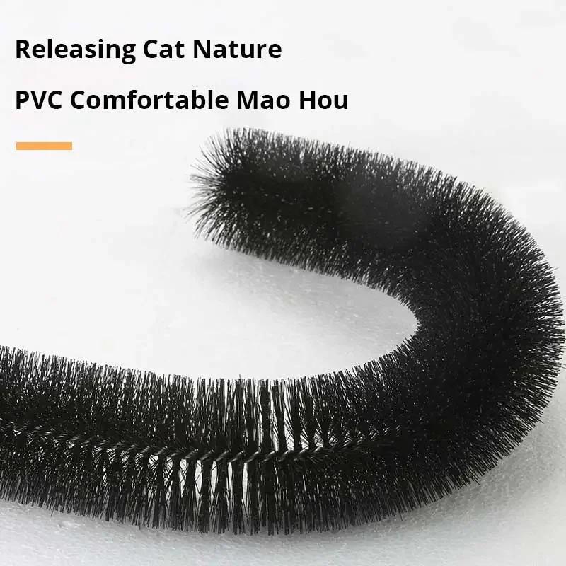 Interactive Cat Grooming Arch with Scratching Pad & Brush Toy