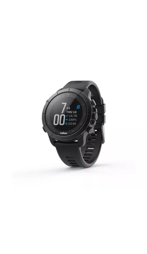 Wahoo ELEMNT Rival Smart Multisport Watch , GPS Stealth . Grey . NEW