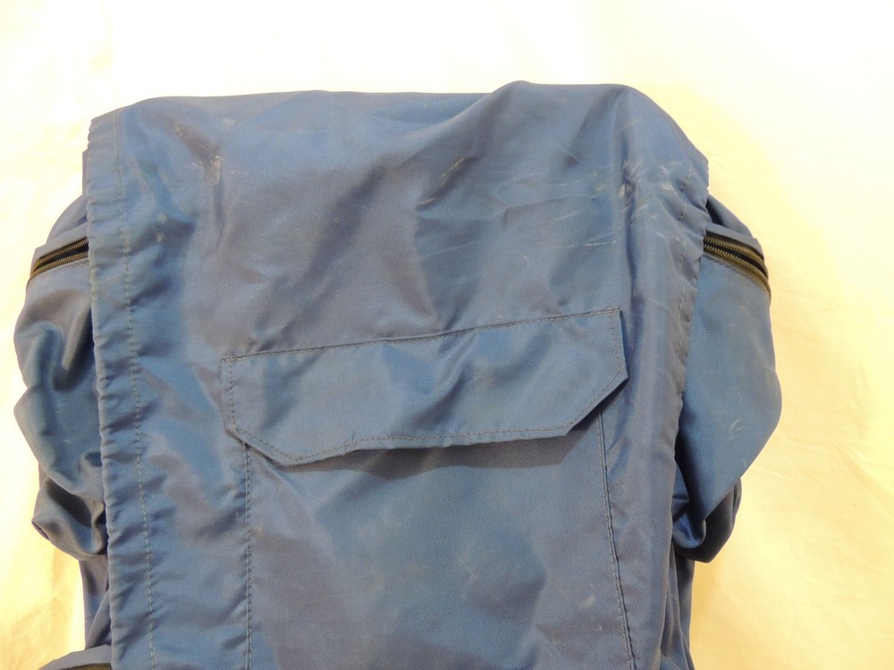 Custom Aluminum Frame Hiking, Camping, Outdoors, Backpack Blue Multi Pocket