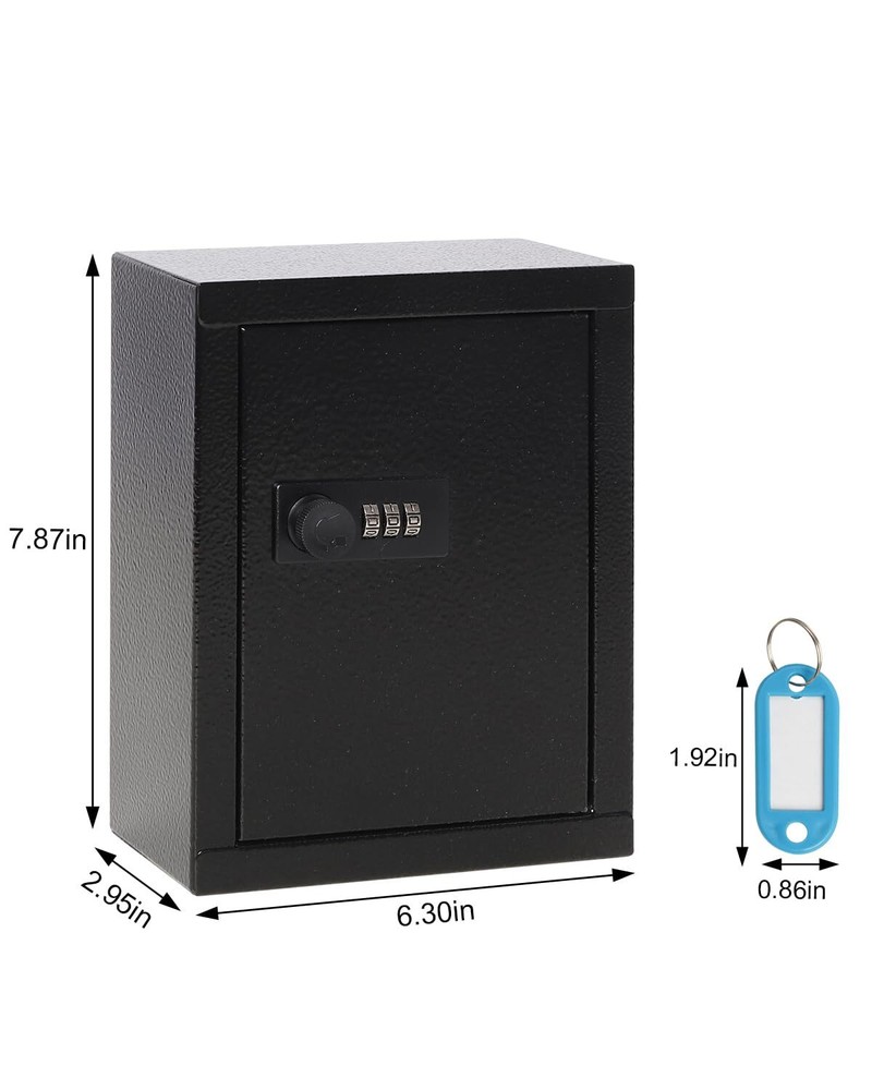 Key Cabinet Wall Mount Locking Key Lock Box Security Key Lock Box Wall Mount