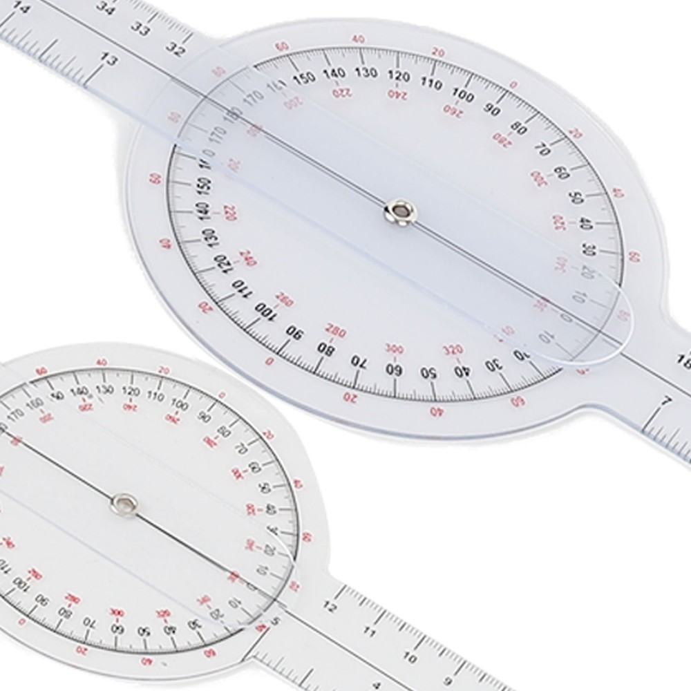 6Pcs Spinal Goniometer Joint Angle Protractor Ruler For Joint Recovery