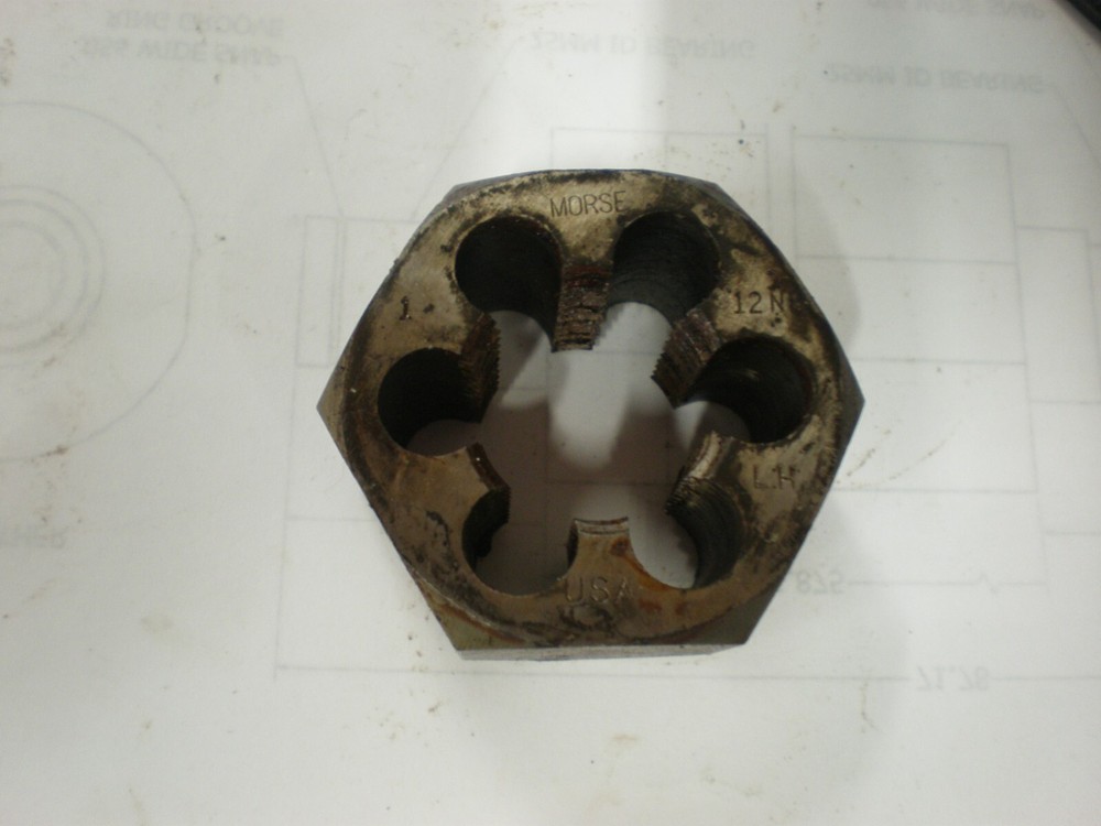 MORSE 1" 12TPI LH DIE