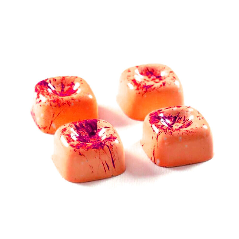 New Arrival concave Square Chocolate Mold Polycarbonate Chocolate DIY Mould Cube