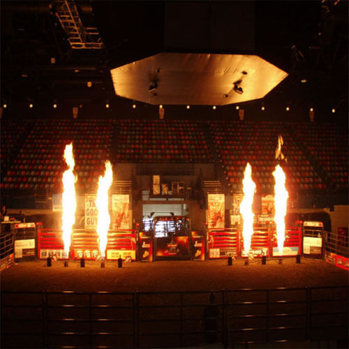 2PCS Fire Machine Stage Effect Dmx Flame Thrower Flame Projector DJ Halloween