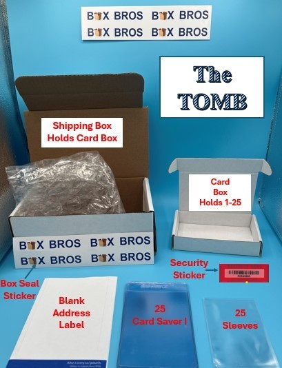 25 Card Grading Mailing Kit Includes Everything Needed to Send: PSA CGC SGC