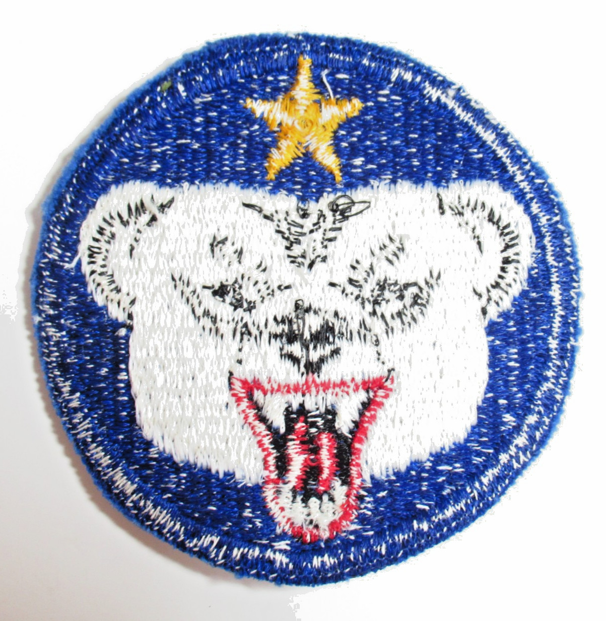 Vintage US Army Alaska Defense Command Patch Polar Bear Sew On