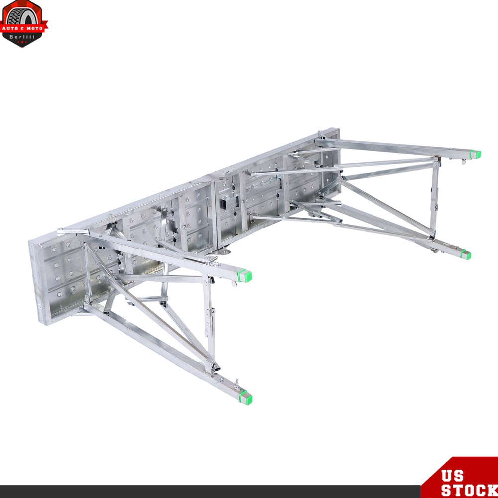 Portable 1.6m Folding Scaffolding, Adjustable Lift Height Work Platform Scaffold