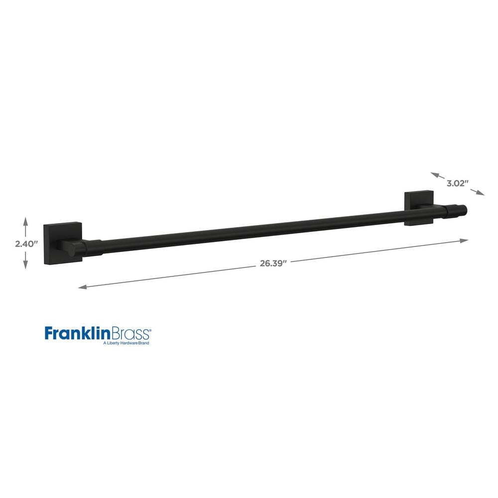 Franklin Brass MAX63-MB Maxted 3 Piece Bath Accessory Set Matte Black