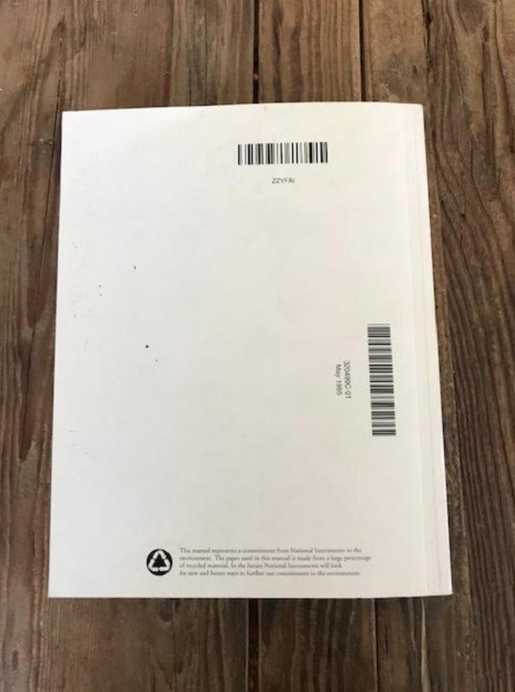 Ni-Daq function reference manual for pc compatibles