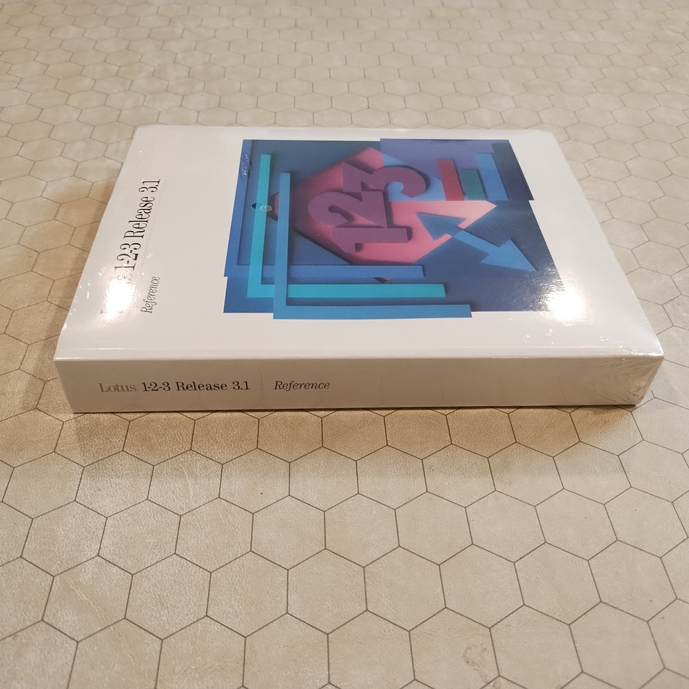 Lotus 123 Release 3.1 Reference Manual/Guide, SEALED!