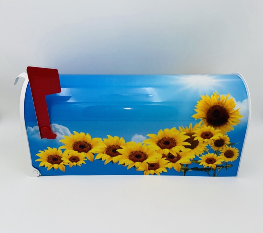 Sun-flowers Custom Mailbox gift For Mom