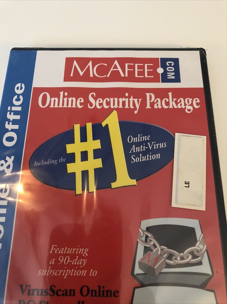 McAfee Online Security Package VirusScan Firewall Privacy Service