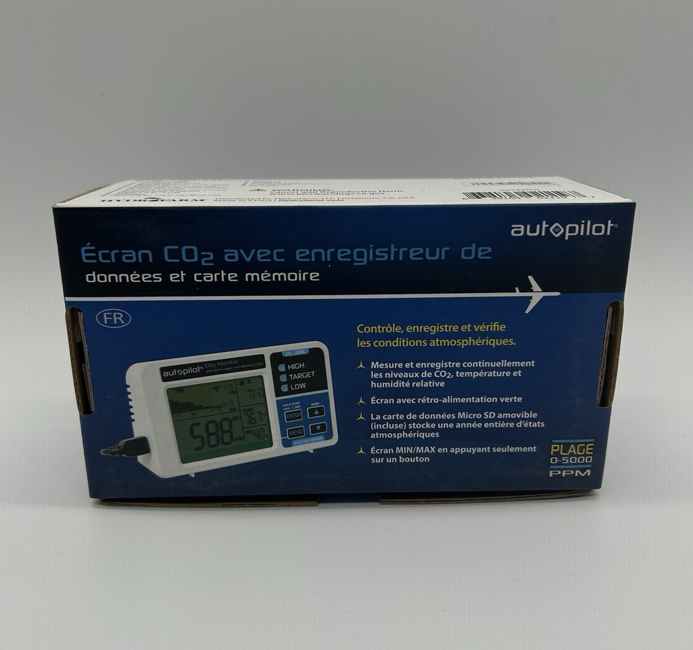 Autopilot Desktop CO2 Monitor, Memory & Logger