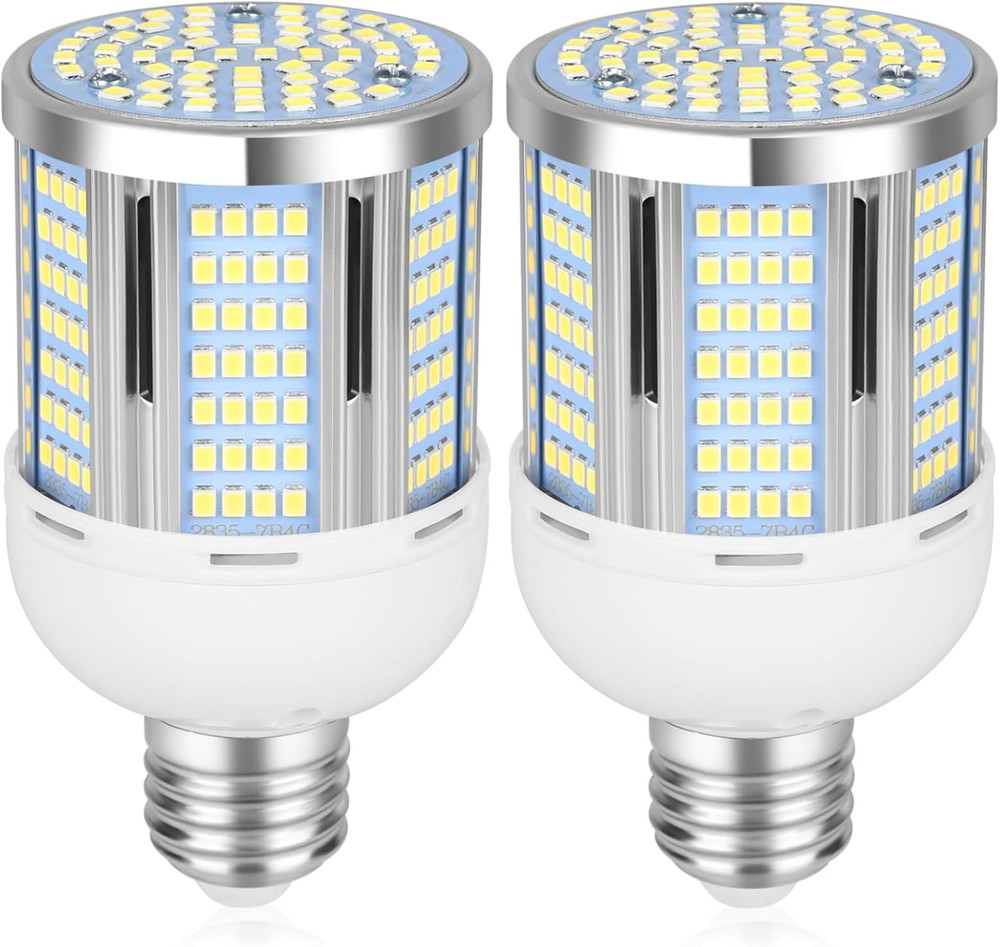2 Pack 200W Equivalent Led Corn Light Bulb, 3000 Lumen 3000K Warm White 30W LED