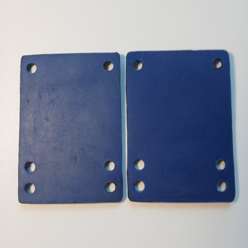 Skateboard Riser Pads 1/8 Blue