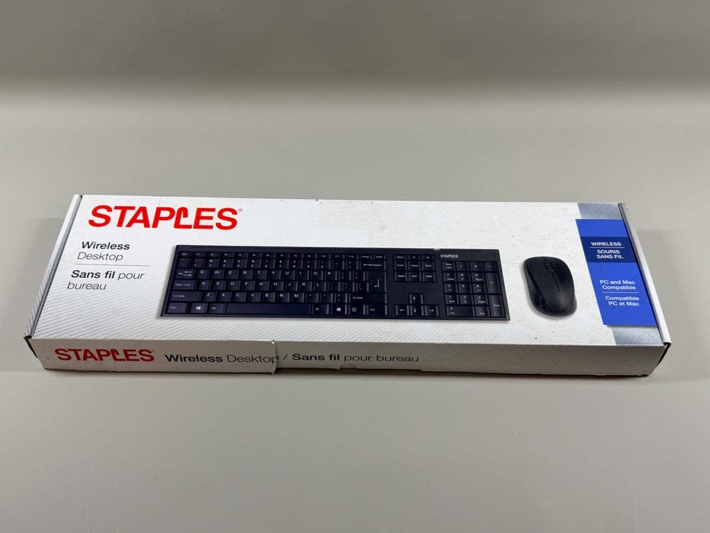 Staples Wireless Keyboard Keyboard and Mouse Combo