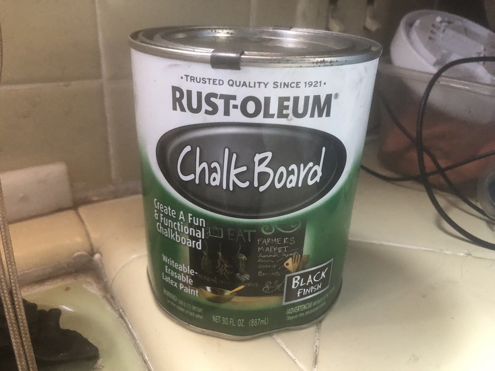 Rust Oleum Chalk Board