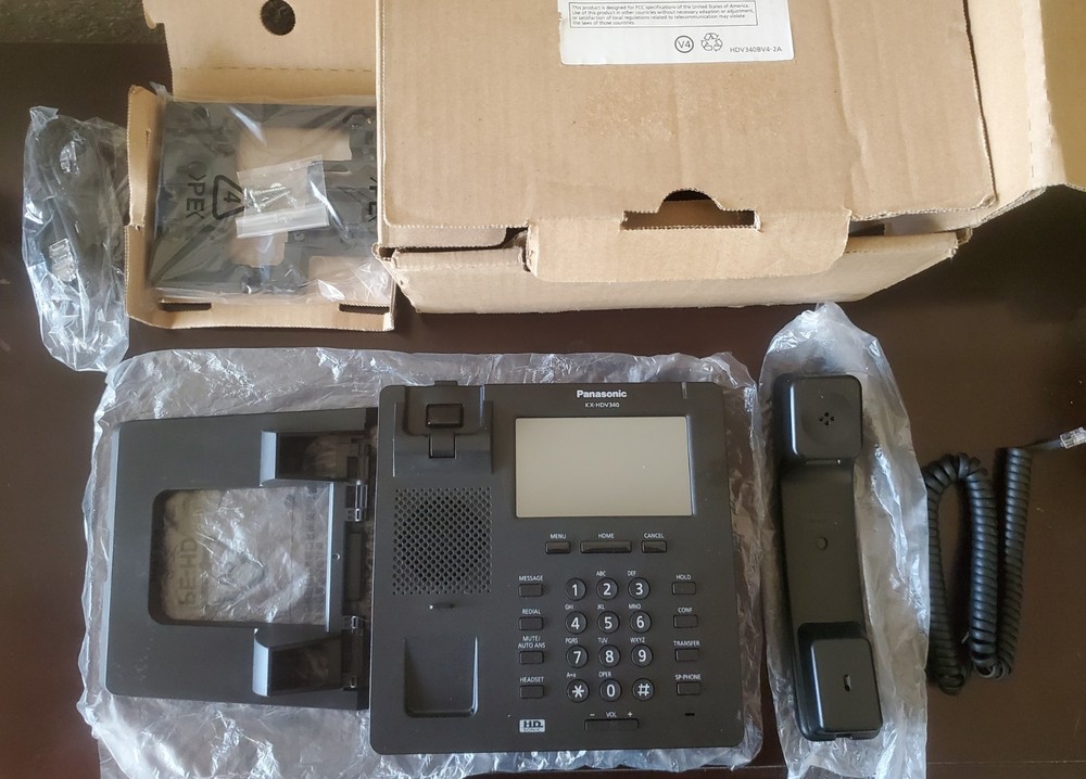 Panasonic KX-HDV340-B Phone *EXCELLENT with BOX*