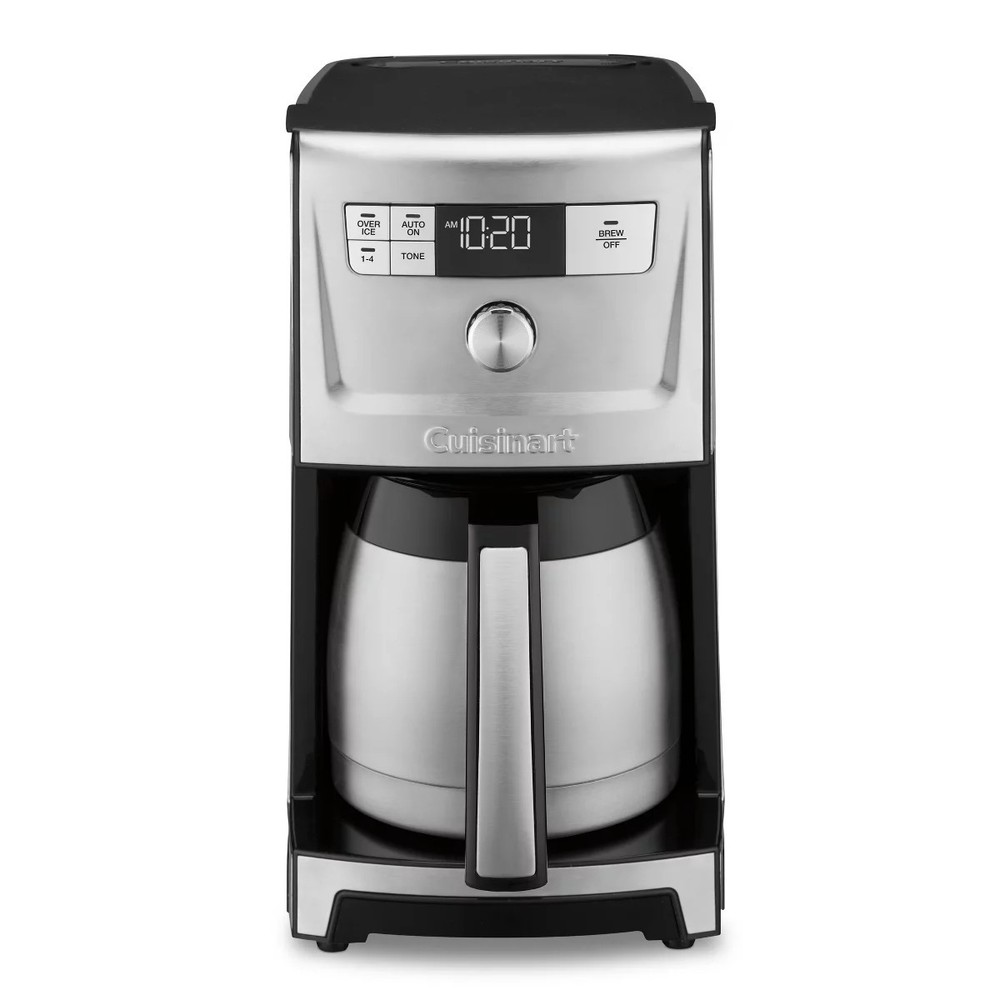 Cuisinart 12 Cup Programmable Thermal Coffeemaker Black/Silver DCC-3700