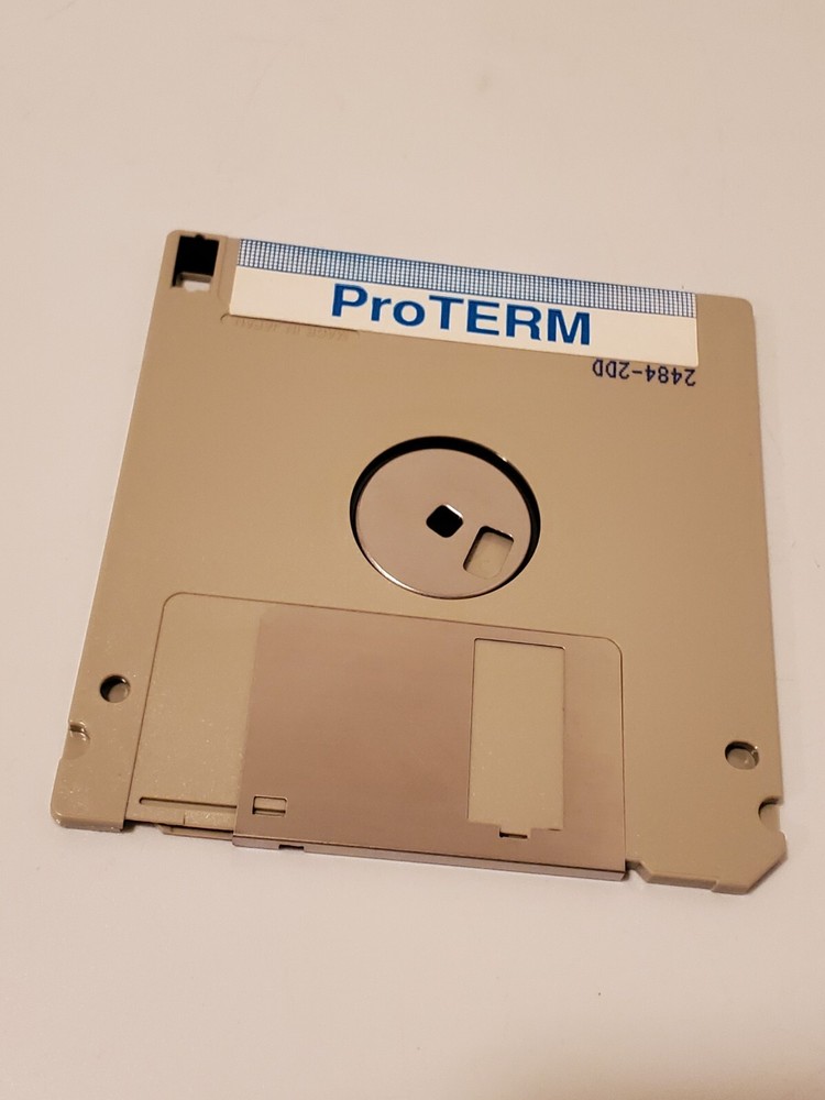 ProTERM Greg Schaefer ST-250 Checkmate Technology 1988 Floppy Disk Computer Game