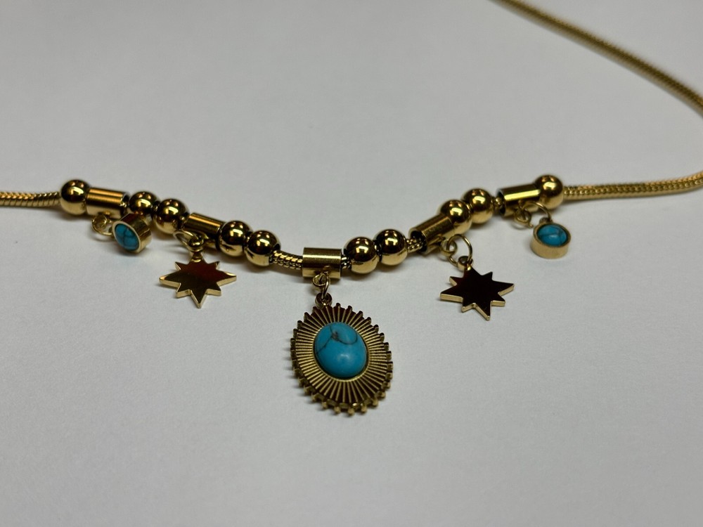 Gold DIY Egypt Eye Necklace