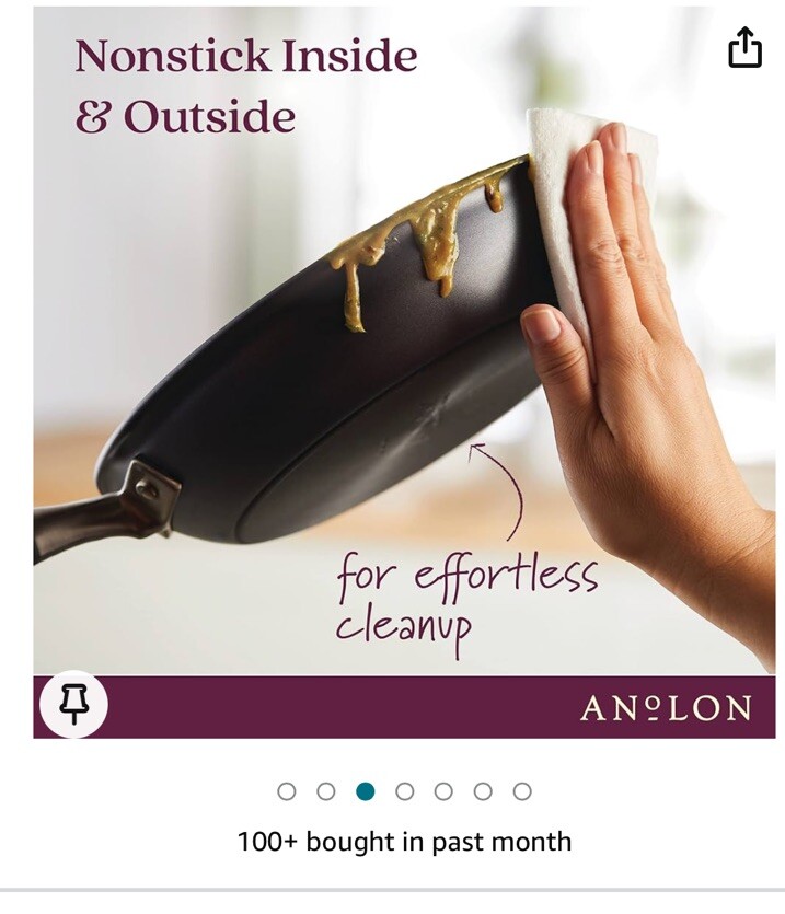 Anolon 84631 Advanced Home 11-Piece Cookware Set - Moonstone