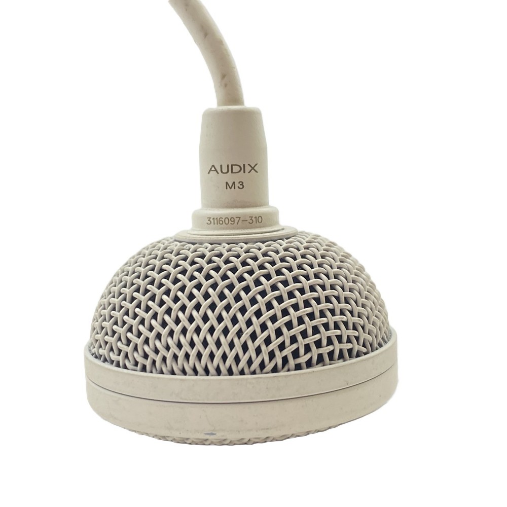 NEW Audix M3 Tri-Element Hanging Ceiling Microphone w/ Junction Box - White