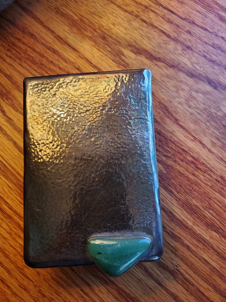 Art Deco Sterling Silver Cigarette Case / Treasure Chest